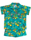 Toddler Boy's Clothes 2 Piece Cabana Set Fish Explorer Jade RJC