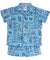 Toddler Boy's Clothes Set Kalaka Tribal Blue RJC