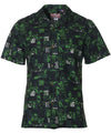 Tribal Tapa Land Hawaiian Shirt | Dark Green