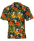 Tropical Garden Waimea Casuals Aloha Shirt Black Paradise Found