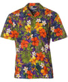 Tropical Garden Waimea Casuals Aloha Shirt Purple Paradise Found