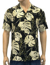 Tropical Monstera Shirt Beige