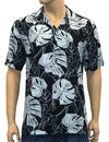 Tropical Monstera Shirt Silver