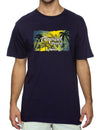 Tropical Paradise Hawaii T-Shirt Navy Shaka Time Hawaii