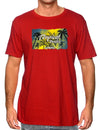 Tropical Paradise Hawaii T-Shirt Red Shaka Time Hawaii