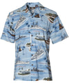 USS Warships Arizona Memorial Shirt Ocean Blue RJC