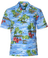 View Diamond Head Aloha Shirt Ocean Blue Royal Creations