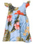 Waipio Hibiscus Girl's Flower Dress Aqua KY