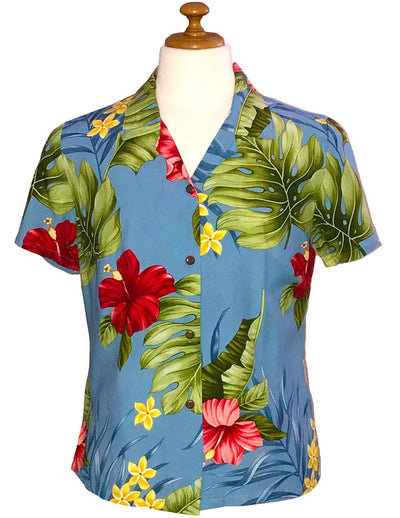 Waipio Hibiscus Women's Hawaiian Shirt