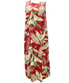 White Ginger Ankle Length Dress Red Paradise Found