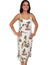 White Hawaiian Dress Slip-On Design Hanapepe White Two Palms