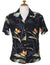 Camp Hawaiian Rayon Blouse Bamboo Paradise Black Paradise Found