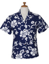 Women Camp Hawaiian Shirt Hibiscus Kaneohe | Royal