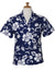 Women Camp Hawaiian Shirt Hibiscus Kaneohe Royal