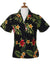 Women Camp Hawaiian Shirt Puunene Black RJC