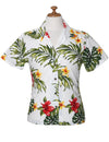 Women Camp Hawaiian Shirt Puunene Cream