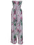 Women Jumpsuit Strapless Smock Top Milan's Garden Lilac Fits XS to L (2-12) Shaka Time Hawaii