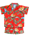 Woody Island Ride Toddler Boy's Clothes 2 Piece Cabana Set Red RJC